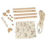 Children's swing fabric wooden hanging rainbow