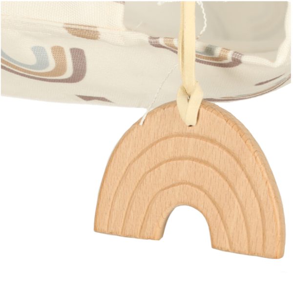 Children's swing fabric wooden hanging rainbow