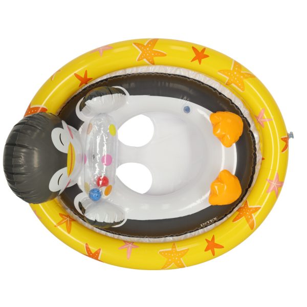 Children's swimming pontoon penguin wheel