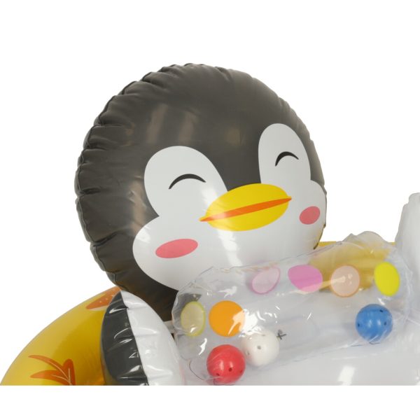 Children's swimming pontoon penguin wheel