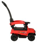 Off-road car push ride with sound and lights red