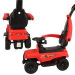 Off-road car push ride with sound and lights red