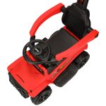 Off-road car push ride with sound and lights red