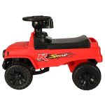 Off-road car push ride with sound and lights red