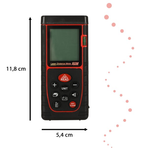 Digital laser distance meter waterproof