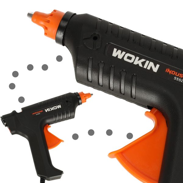 Hot melt glue gun+ cartridges WOKIN