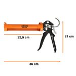 Squeeze gun for silicone cartridge masses WOKIN