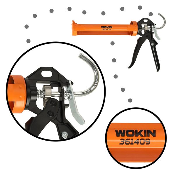 Squeeze gun for silicone cartridge masses WOKIN