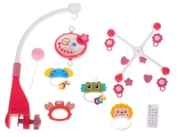Carousel star design lullabies pink