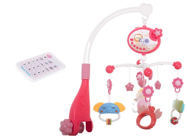 Carousel star design lullabies pink