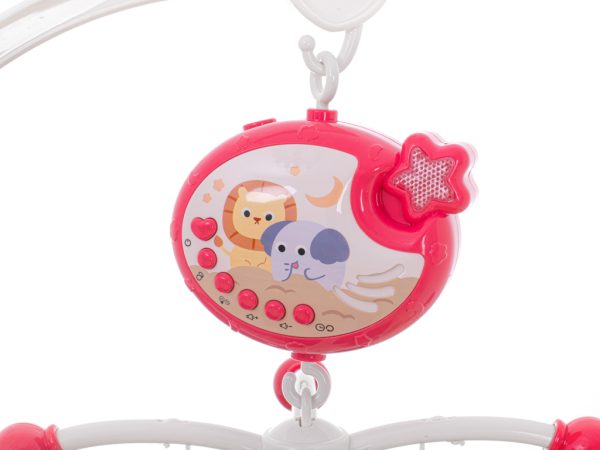 Carousel star design lullabies pink