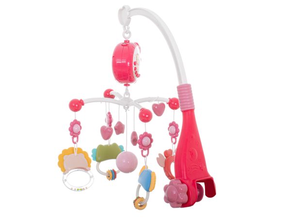 Carousel star design lullabies pink