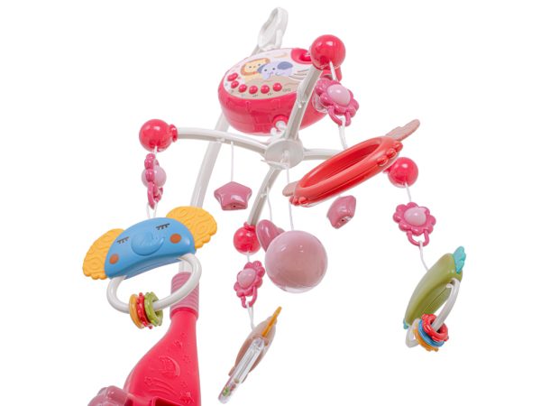 Carousel star design lullabies pink