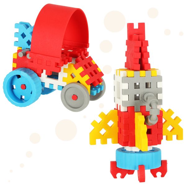 Construction blocks mini waffle boy 70 pieces