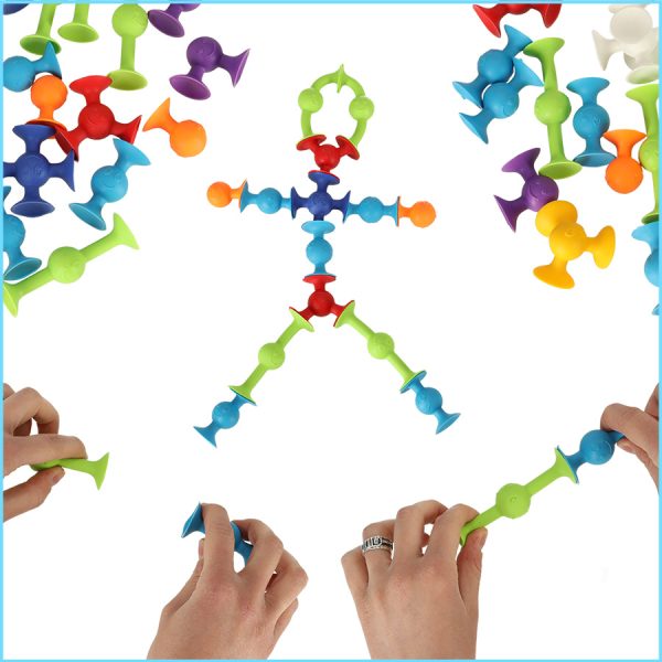Construction blocks silicone suction cups 50