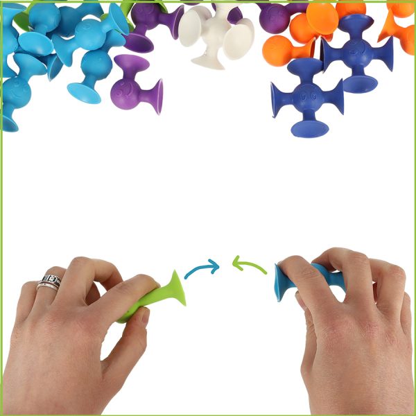 Construction blocks silicone suction cups 50