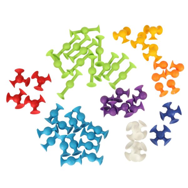 Construction blocks silicone suction cups 50