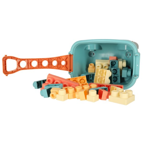 Bricks in a trolley container with lid 32 pieces