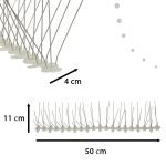 Bird Spike Protection 50cm-11cm-4cm