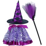Witch witch costume 3 pieces purple
