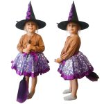 Witch witch costume 3 pieces purple