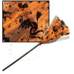 Witch witch costume 3 pieces orange