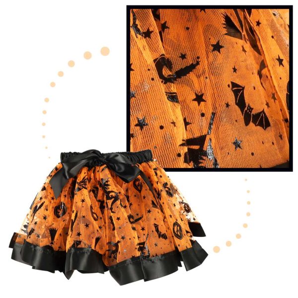 Witch witch costume 3 pieces orange