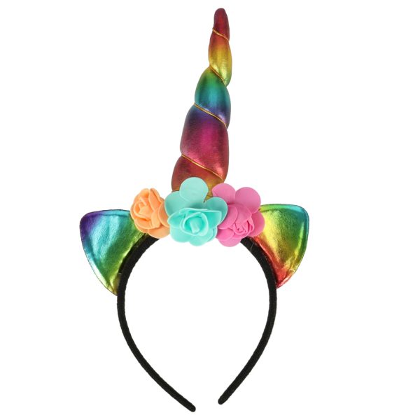 Unicorn costume skirt headband multicolour