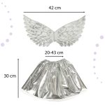 Unicorn costume skirt headband silver