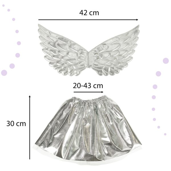 Unicorn costume skirt headband silver