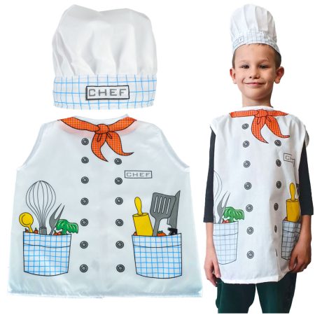Costume carnival cook baker 3-8 years old