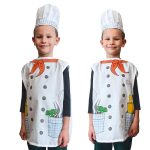 Costume carnival cook baker 3-8 years old