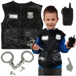 Carnival costume police officer costume set 3-8 years old
