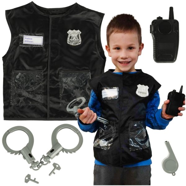 Carnival costume police officer costume set 3-8 years old
