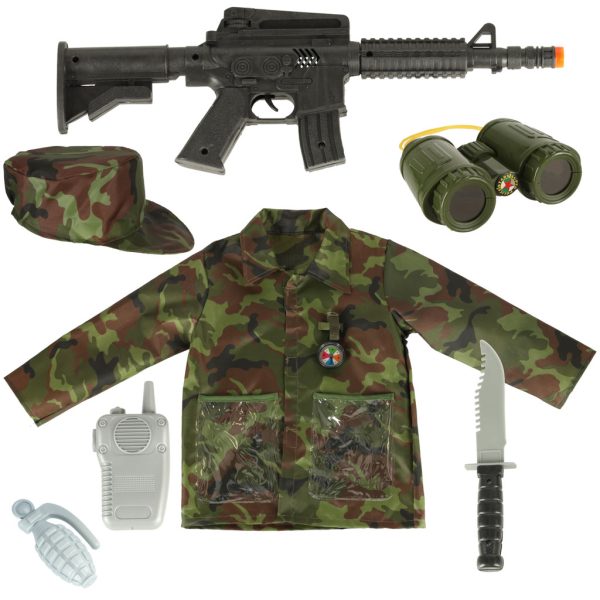 Soldier carnival costume set 3-8 years old
