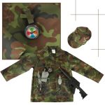 Soldier carnival costume set 3-8 years old