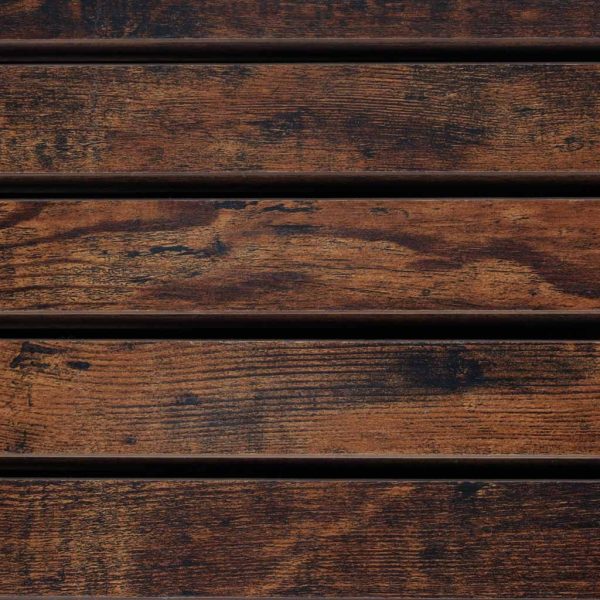 Two-compartment laundry basket with wooden table top shelf rustic LOFT