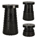 Folding chair folding stool stool black