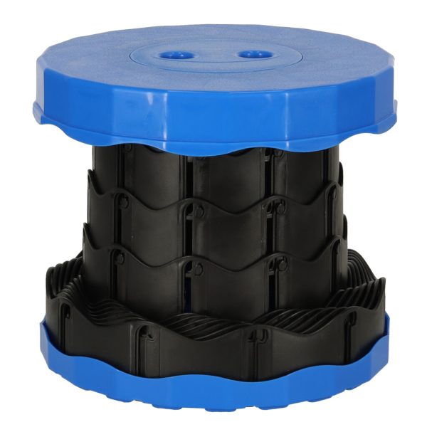 Krzeslo-skladane-rozkladany-stolek-taboret-niebieski-135335 Folding chair folding stool stool blue