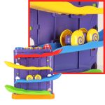 Interactive 3-in-1 ball track ball pusher