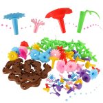 Flowers creative blocks flower garden 104 elements