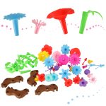 Flowers creative blocks flower garden 48 elements