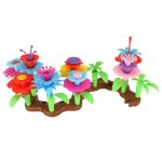 Flowers creative blocks flower garden 48 elements