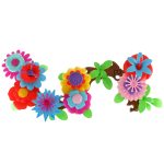 Flowers creative blocks flower garden 48 elements