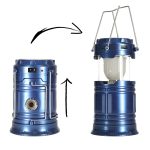 Solar camping lantern tourist lamp blue
