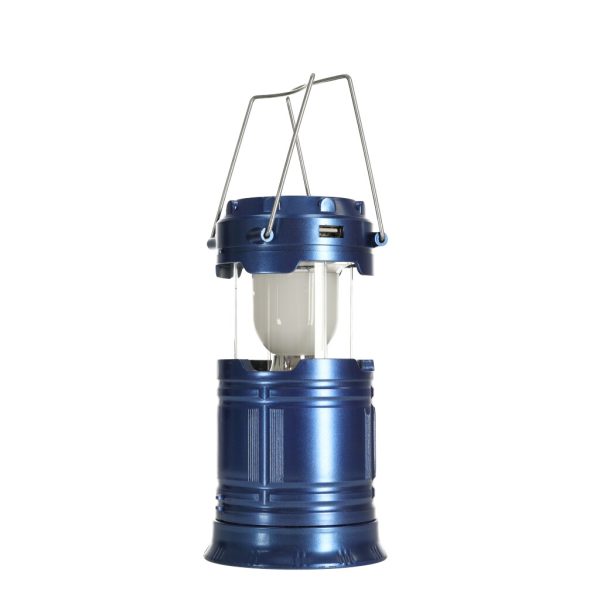Solar camping lantern tourist lamp blue