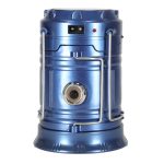 Solar camping lantern tourist lamp blue