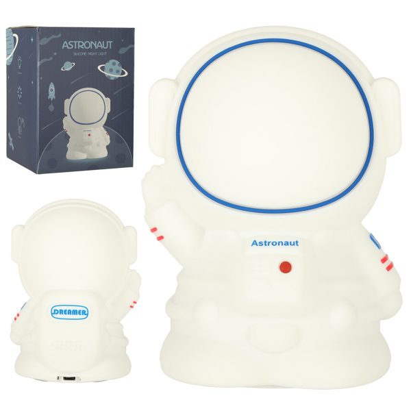 Silicone night light white astronaut Silicone night light white astronaut