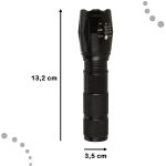 Tactical military LED power USB torch