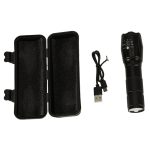 Tactical military LED power USB torch